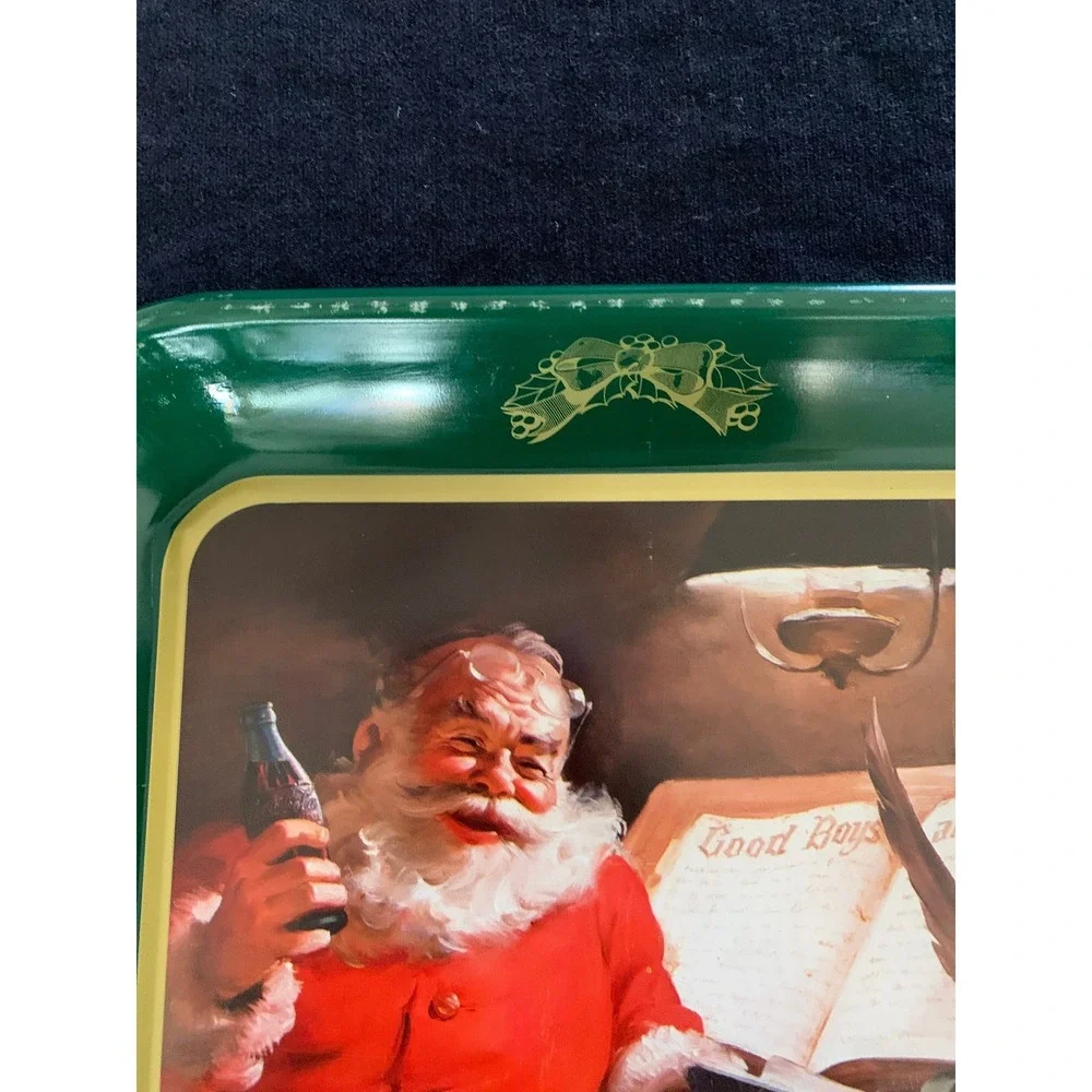Vintage 1994 Coca-Cola Santa Claus Christmas Collectible‎ Tray